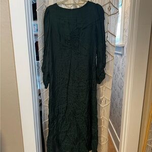 H&M Dark Green Maxi Dress/Gown Size 12